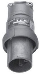 ACP3044BC – Appleton 30A 600VAC/250VDC 4-Pole Pin & Sleeve Clamping Ring Plug, P