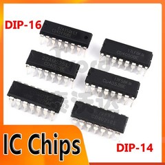 IC Chips DIP-14 DIP-16 Many Types CD4030 CD4047 CD4066 CD4068 CD4069 CD4070