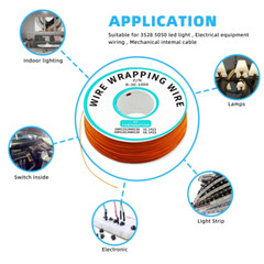 Wrapping Wire Single Strand Copperr Cable Ok Wire Electrical Wire for Motherboar