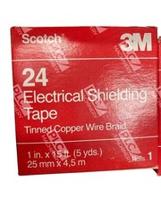 3M Scotch Electrical Shielding Tape Tinned Copper Wire Braid 24 1″x15′ 25mmx4.5m