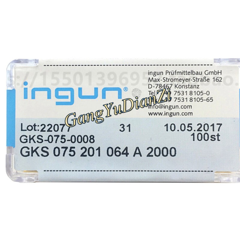 100pcs/BOX GKS075 201 064A2000 (pointed head) 1.0mm TEST PROBE