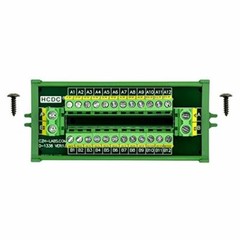 30amp/300v 2×12 Position Terminal Block Distribution Module screw Mount