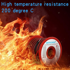 30 Gauge Silicone Wire Spool Red and Black Each 25ft 2 Separate Wires Flexible 3