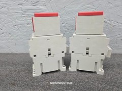 Lot of 2-ALLEN BRADLEY 700S-CF620EJC /A SAFETY RELAY W/ 700-CF310E* /A W/ 100S-F