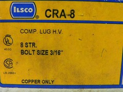 Ilsco Cra-8, Die No.1 (Red) Compression Lug 3/8In Id 1 Hole
