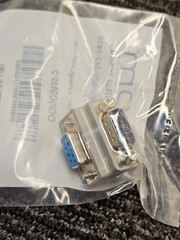 Lcom DG909MF2 Low Profile Right Angle Adapter DB9 Male to Female Cable Exit 2