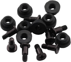ZRM&E 8Pcs 10Mm Hard Disk Drive Screws and Shock Absorption Rubber Washer Kit PC