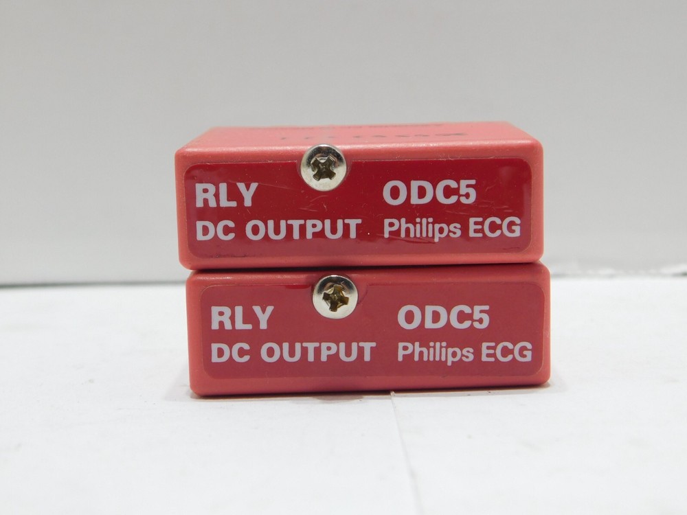 Lot of 2 Philips ODC5 ECG Logic Voltage 5VDC Output Module