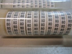 ZipTape TLC 8″ Cloth Wire Marking Tape Numbers 80-89 F/”DTL” Dispenser