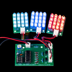 DIY CD4017+NE555 Water Flow Light LED Electronic Kit Soldering Learning Project