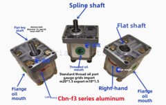 Gear pump CBN-F306 CBN-F310 CBN-F316 CBN-F320 FHR hydraulic oil pump/