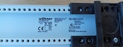 Wöhner 32659 (3 pieces) – EQUES 60Classic busbar adapter 32 A