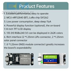 HelTec AutoMation Node T114 LoRa Development Board nRF52840 SX1262 Module Type-C