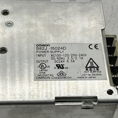 OMRON S82J-15024D POWER SUPPLY AC100-120/200-240V 50/60HZ 3.5/2.1A See Pics