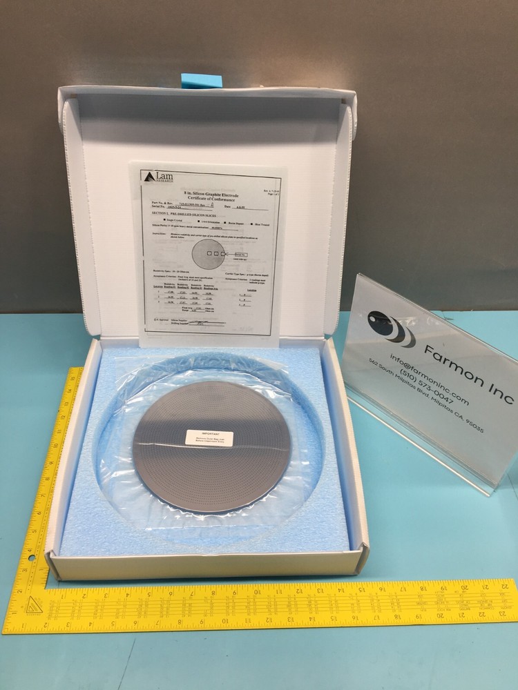 LAM 715-011909-501 PLATE, UPPER ELCTDRODE 8″ POLISHED CAPTIVE, 123434