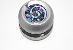 ZOOMY01 magnifying glass 10x white purple light banknote stamp print observation