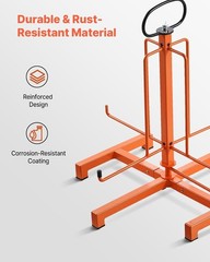 Portable Wire Dispenser Rack with Anti-Slip Handle – Ideal for Wiring Transport