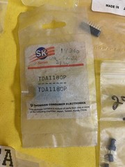 Lot of Vintage NOS Electronic IC & Transistor Parts RCA Sharp Magnavox RE