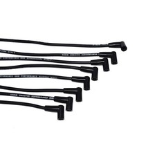 Heavy Duty Spark Plug Wires Black Cable Assembly For Hei Distributor Sbc Chevy