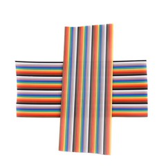 Dupont Wire Flat Flexible Rainbow Ribbon PCB Cable Pitch 1.27mm 10 – 40P