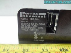 Mersen/Ferraz Shawmut 60308Sj Fuse Block,Industrial,30A,3 Pole
