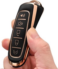 Premium Soft TPU 360° Full Protection Key Fob Cover for Ford C-Max Edge Escape