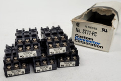(Lot of 5) ST11-PC Custom Connector Relay Socket – Next Day Option – New