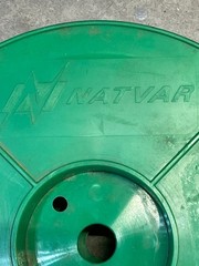 125′ Roll of Natvar SRG-200 3/8″ Grade Silicone Rubber Coated Sleeving 600V 200°