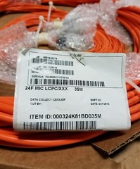 Corning Cable Systems Optical Cable 24F MIC LCPC/XXX -35M connectors SKBAWA-s010