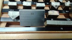 103 PCS/SET METRIC GAGE BLOCK SET, DIN861 GRADE 2 W. CERTS. #702F-103–new