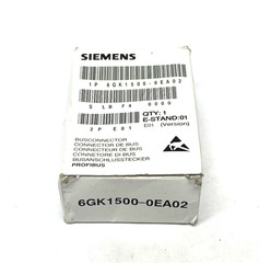 Siemens 6GK1500-0EA02 PROFIBUS Bus Connector with Axial Cable Outlet