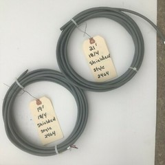 USED 21′ & 19′  Carol 2464 4 Conductor w/ground 24 AWG. Stranded Shielded Cable 