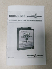 C-100 System Manager Differential Temperature 3A 115V AC Solar Hot Water 1P-2F