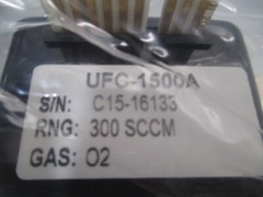 Unit UFC-1500A MFC Mass Flow Controller, 300 SCCM, O2, 106442