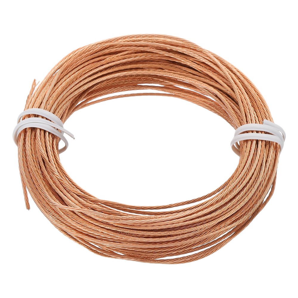 Bare Copper Ground Wire 18 Gauge 50 Feet Solid Braided Copper Cables