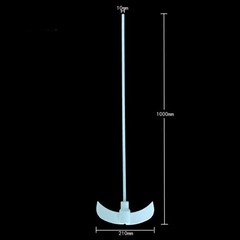 Smooth surface, no adhesion to viscous samples and easy to clean
