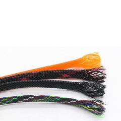 PET Nylon Braided Sleeve Tube 40/50/60~100mm Width Car Audio Cable Wire Sleeving