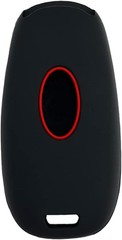 Silicone Key Fob Cover Case Protector for 2021 2022 2023 5-Button Remote, Black