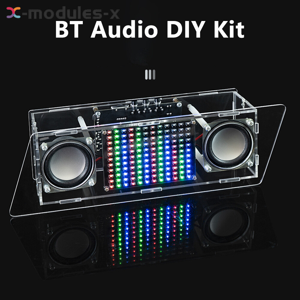 DIY Bluetooth Speaker Kit LED Music Spectrum Electronic Soldering Electronic Kit