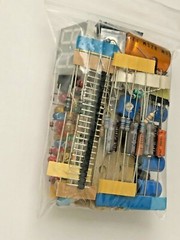 Electronic Component Parts Grab Bag Resistors Caps Switch LED DIP Pots Mixed Lot