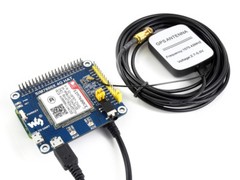 Waveshare 4G/3G/2G/GSM/GPRS/GNSS HAT for Raspberry Pi LTE CAT4 Based SIM7600CE-T