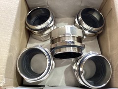 Agro 1000.50 Nickel Plated Brass M50 x 1.5 Cable Gland (Pack of 10)