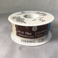 AWM 1007/1569 80/105C 300V FT1 Internal Wiring 24AWG 3050 WHITE 100Ft – NEW