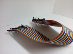 40 Pack 30cm 12” Row 2.54mm Male Female Dupont Cable 40 Jumper Wire for Arduino