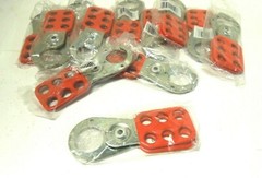 Lock Out Hasp Master Lock 420 Jaw Clearance 1″ Red, Alum ( box of 12) <740B2