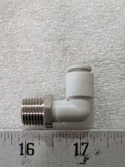 SMC 6mm Tube x R1/4 BSPT Male Elbow Push-In Pneumatic Fitting 6/ORDER