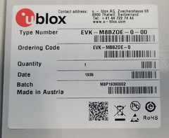 (1 PC) EVK-M8BZOE U-BLOX M8 GNSS Evaluation Kit