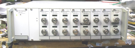 JDSU OWB10002 Optical WorkBench Mainframe with mod. 8 pcs. SWS15107 detectors