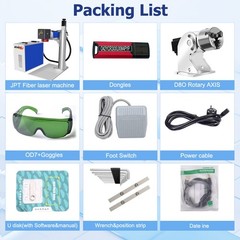2.5D 60W/100W/200W/300W JPT M7 Mopa Fiber Laser Engraving Machine Color Marking