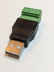 USB Male Breakout Board, Terminal Block Type A Connector Ship free from CA